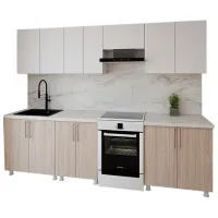 Bucătărie Smartex K1 PAL melaminat / Light Oak