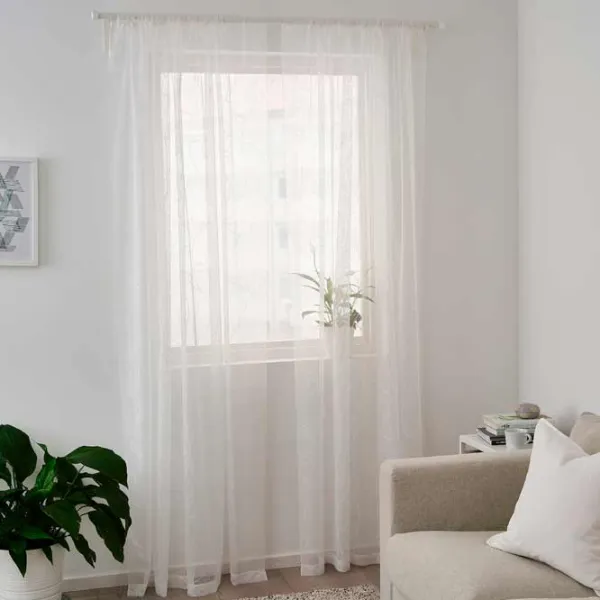 Шторы Ikea Lillegerd Белый / Полиэстер photo 4