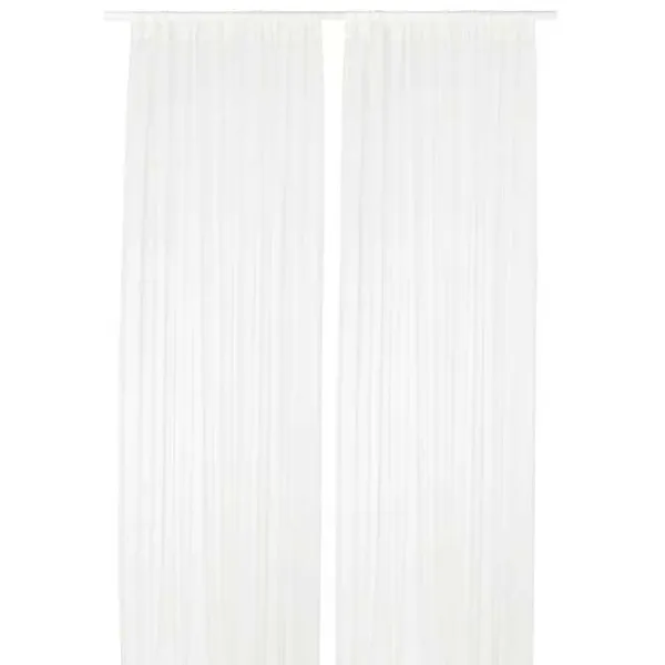 Шторы Ikea Teresia Белый / Полиэстер photo 1