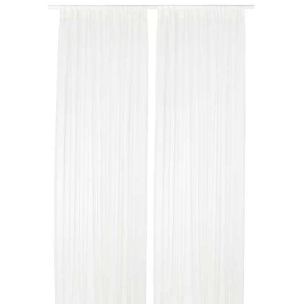 Шторы Ikea Teresia Белый / Полиэстер photo 1