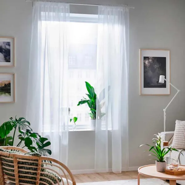 Шторы Ikea Teresia Белый / Полиэстер photo 3