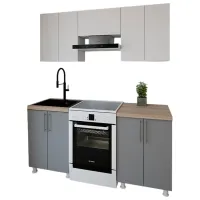 Bucătărie Smartex K1 PAL melaminat / Gray