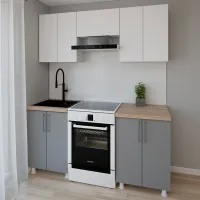 Кухня Smartex K1 ДСП меламин / Серый photo 2