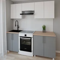 Bucătărie Smartex K1 PAL melaminat / Gray photo 2