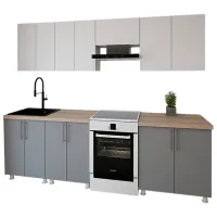 Bucătărie Smartex K1 PAL melaminat / Gray