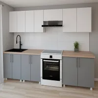Bucătărie Smartex K1 PAL melaminat / Gray photo 2