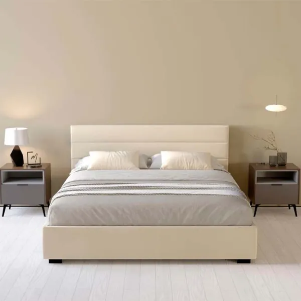 Кровать My-Style my-Amy 200 x 200 см / Фанера / Бежевый photo 6