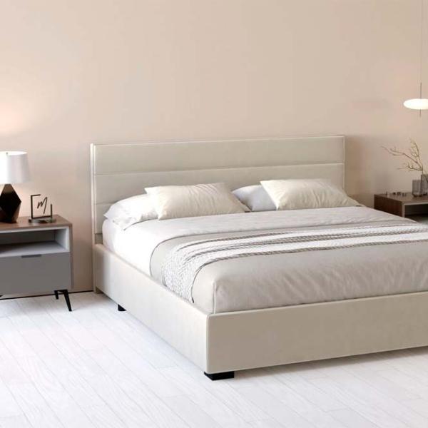 Кровать My-Style my-Amy 200 x 200 см / Фанера / Светло Серый photo 4