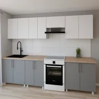 Bucătărie Smartex K1 PAL melaminat / Gray photo 2
