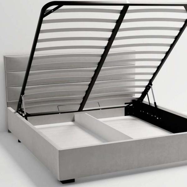 Кровать My-Style my-Amy 200 x 200 см / Фанера / Серый photo 4