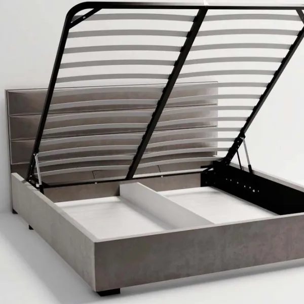 Кровать My-Style my-Amy 200 x 200 см / Фанера / Тёмно-серый photo 4