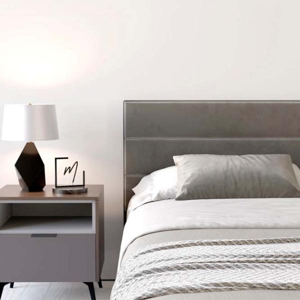Кровать My-Style my-Amy 200 x 200 см / Фанера / Тёмно-серый photo 6