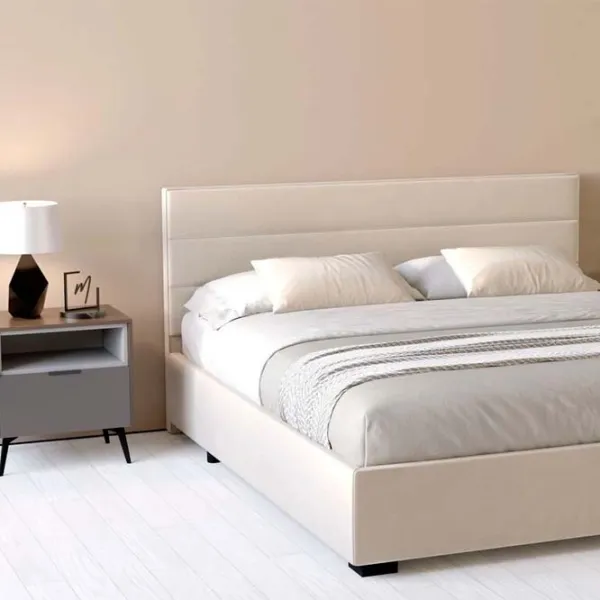 Кровать My-Style my-Amy 200 x 200 см / Фанера / Кремовый photo 5