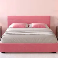 Кровать My-Style my-Amy 200 x 200 см / Фанера / Розовый photo 7