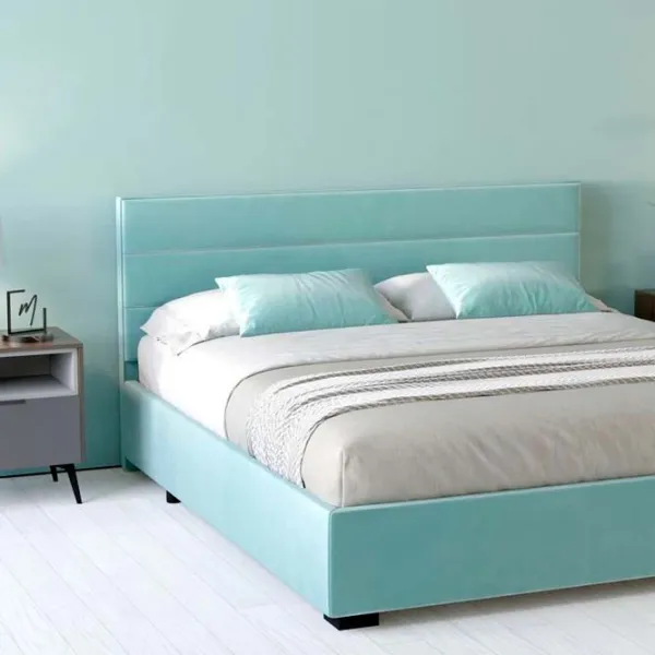 Кровать My-Style my-Amy 200 x 200 см / Фанера / Голубой photo 5