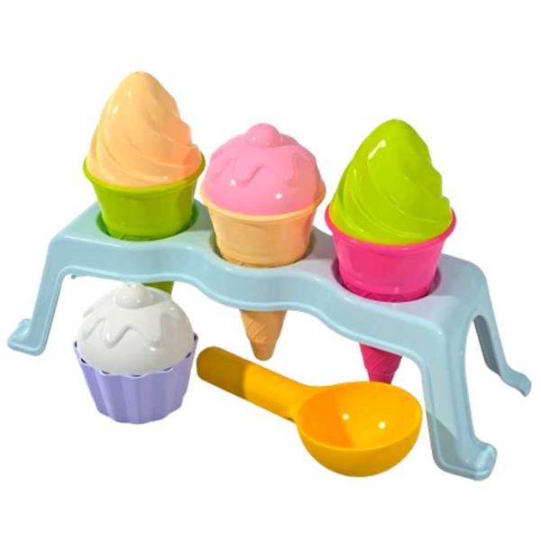 Hабор игрушек для песка Androni Giocattoli Ice Cream Пластик / 6 photo 1 Hабор игрушек для песка Androni Giocattoli Ice Cream Пластик / 6 photo 1