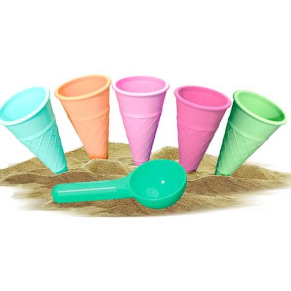 Set de jucării pentru nisip Androni Giocattoli Coni Gelato Plastic / 6 photo 1