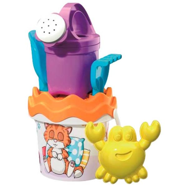 Set de jucării pentru nisip Androni Giocattoli Baby Funny Cat Plastic / 5 photo 1
