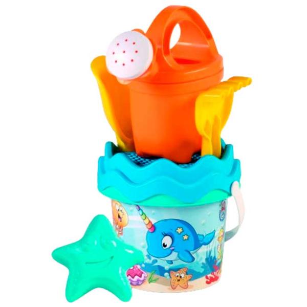 Set de jucării pentru nisip Androni Giocattoli Baby Happy Fish Plastic / 5 photo 1