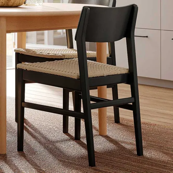 Кухонный стул Ikea Skansnas Массив/ Черный Beige photo 2