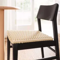 Scaun de bucătărie Ikea Skansnas Masiv/ Black Beige photo 3