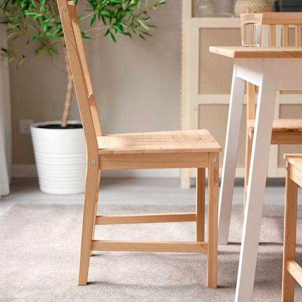 Кухонный стул Ikea Pinntorp Массив/ Бежевый Beige photo 4