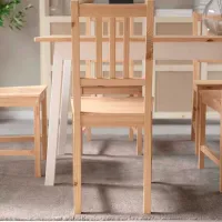 Scaun de bucătărie Ikea Pinntorp Masiv/ Beige Beige photo 5