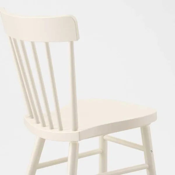 Кухонный стул Ikea Norraryd Массив/ Белый White photo 2