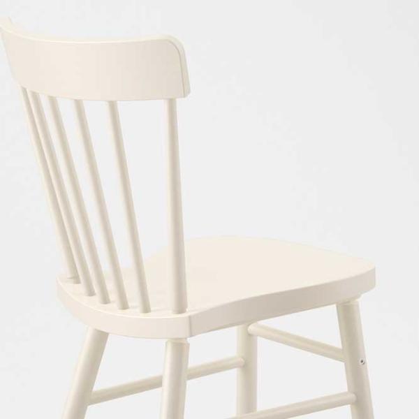 Кухонный стул Ikea Norraryd Массив/ Белый White photo 2