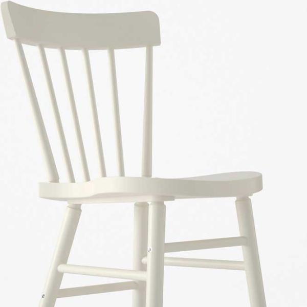 Кухонный стул Ikea Norraryd Массив/ Белый White photo 4