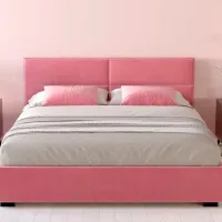 Кровать My-Style my-Lori 140 x 200 см / Фанера / Розовый photo 7