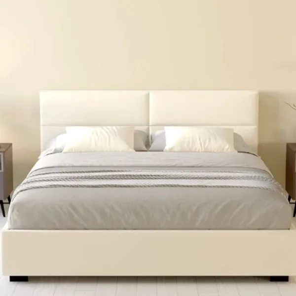 Кровать My-Style my-Lori 200 x 200 см / Фанера / Светло-Бежевый photo 4