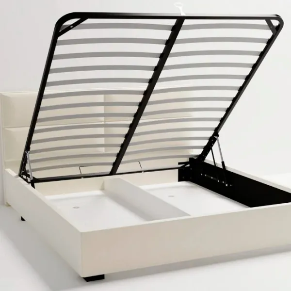 Кровать My-Style my-Lori 200 x 200 см / Фанера / Светло-Бежевый photo 6