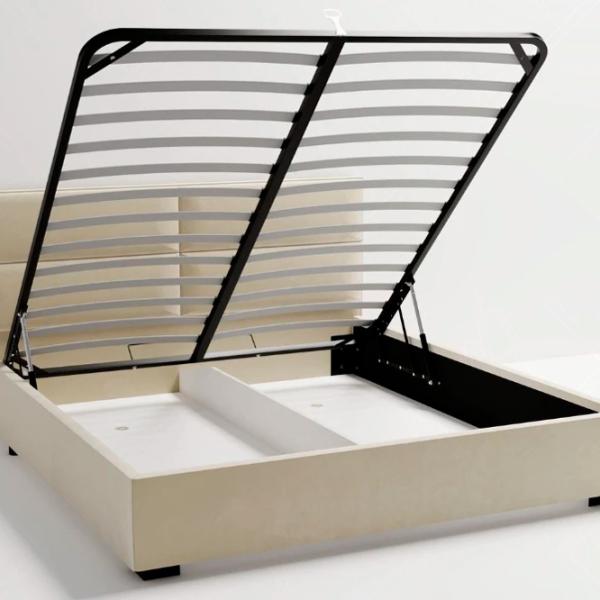 Кровать My-Style my-Lori 200 x 200 см / Фанера / Бежевый photo 2