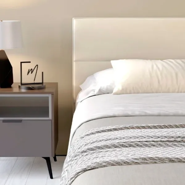 Кровать My-Style my-Lori 200 x 200 см / Фанера / Бежевый photo 5