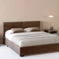Кровать My-Style my-Lori 200 x 200 см / Фанера / Тёмно-коричневый photo 7