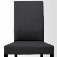 Scaun de bucătărie Ikea Kattil/Knisa Stofă/ Dark Gray Black photo 2