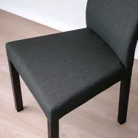 Scaun de bucătărie Ikea Kattil/Knisa Stofă/ Dark Gray Black photo 3