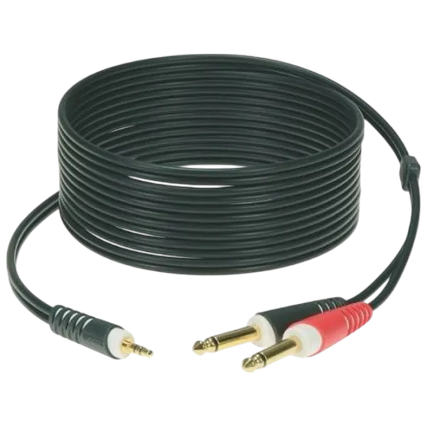 Cablu audio Klotz AY5-0100 PVC / Black photo 1