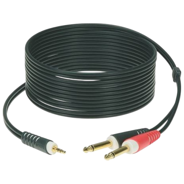 Cablu audio Klotz AY5-0100 PVC / Black photo 1