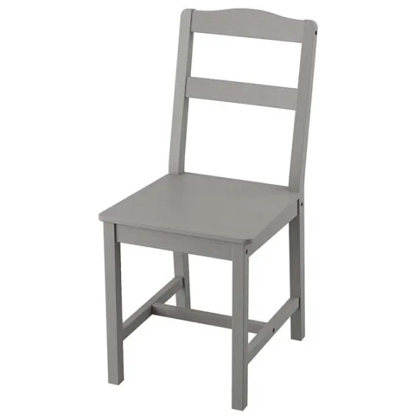 Кухонный стул Ikea Hauga Массив/ Серый Серый photo 1