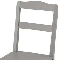 Scaun de bucătărie Ikea Hauga Masiv/ Gray Gray photo 3