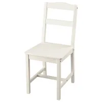 Кухонный стул Ikea Hauga Массив/ Белый White