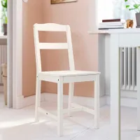 Scaun de bucătărie Ikea Hauga Masiv/ White White photo 2