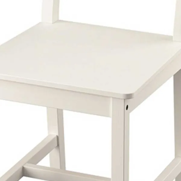 Кухонный стул Ikea Hauga Массив/ Белый White photo 3