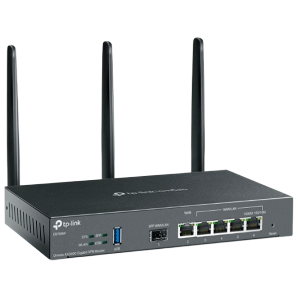 Wi-Fi Router TP-Link ER706W 574 Mbit/s / 2402 Mbit/s / Black photo 1 Wi-Fi Router TP-Link ER706W 574 Mbit/s / 2402 Mbit/s / Black photo 1