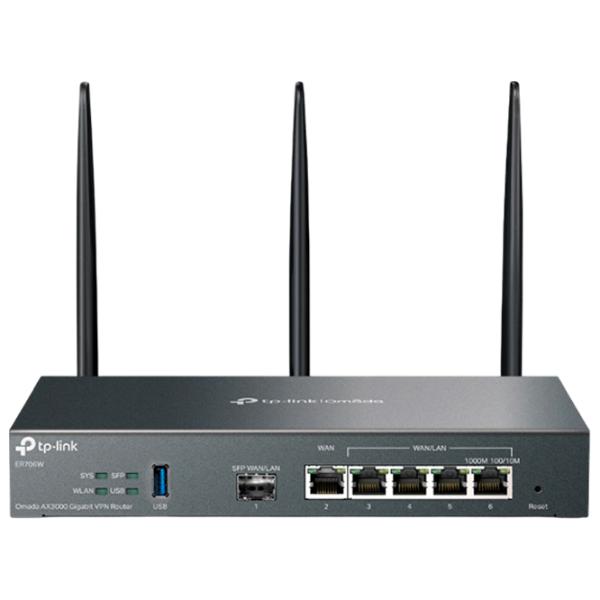 Wi-Fi Router TP-Link ER706W 574 Mbit/s / 2402 Mbit/s / Black photo 2 Wi-Fi Router TP-Link ER706W 574 Mbit/s / 2402 Mbit/s / Black photo 2