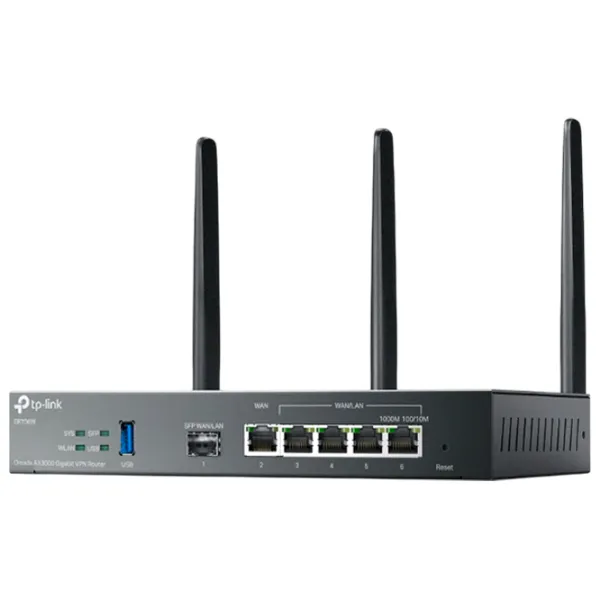 Wi-Fi Router TP-Link ER706W 574 Mbit/s / 2402 Mbit/s / Black photo 3 Wi-Fi Router TP-Link ER706W 574 Mbit/s / 2402 Mbit/s / Black photo 3