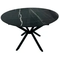 Кухонный стол раскладной Magnus Dobok МДФ/ Черный