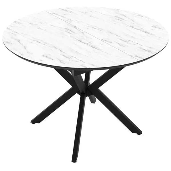 Masă de bucătărie extensibilă Magnus Dobok MDF/ White photo 1